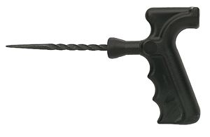 spiral cement tool - black plastic grip