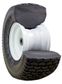 9x350x4 Carlisle Reliance solid tyre - smooth- T1