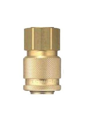 Rectus 1/2" brass coupler (type 37)