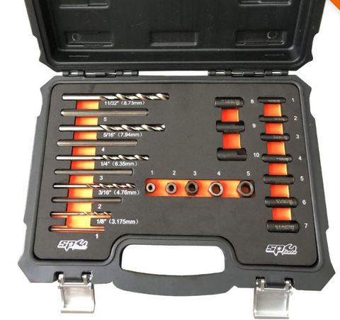 25p set Screw Extractor Drill & Guide