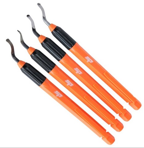 deburring tool set - 4pc - sp tools