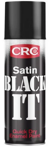 CRC Black It, satin black spray paint 400ml
