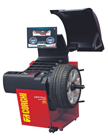 Corghi EM9780-C Plus Touchscreen & Contactless wheel Balancer