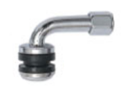 mag valve 90' bent short chrome inner mount