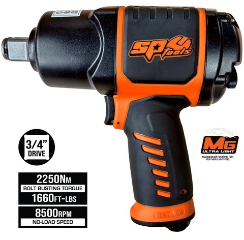 SP 3/4dr 2250Nm impact wrench sp tools