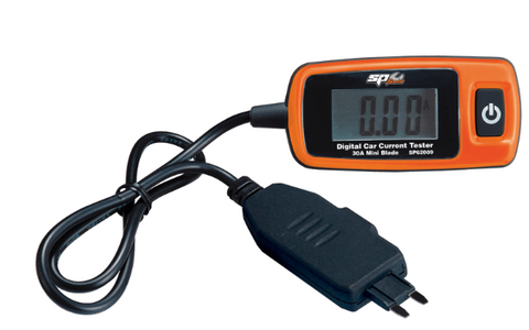digital current tester 30A max blade - sp tools