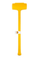 4.75kg poly dead blow hammer, 760mm long esco