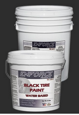 Black tyre paint 1 gal 10:1 concentrate Enforce