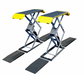 rubber extension ramp for low vehicle hoist access