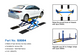 rubber extension ramp for low vehicle hoist access