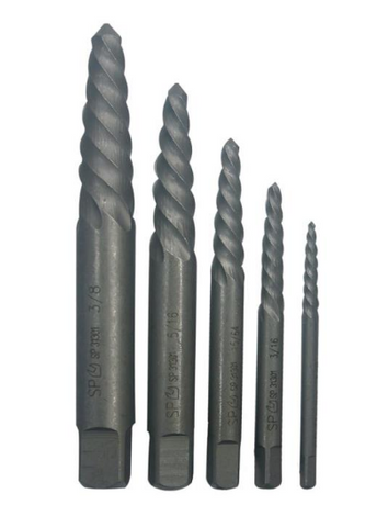 screw extractor set -5pc - screw type sp tools