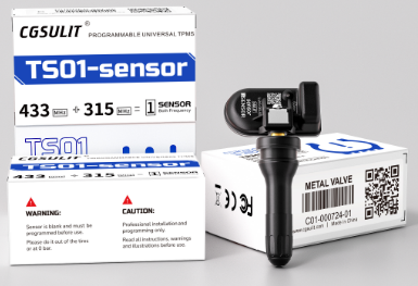 dual frequency TPMS sensor + rubber valve for TPMS90