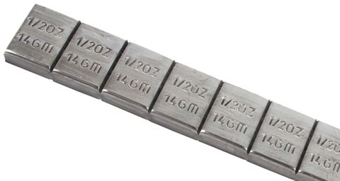 Myers PB stick on weight (14gm truck) 30 strip/box