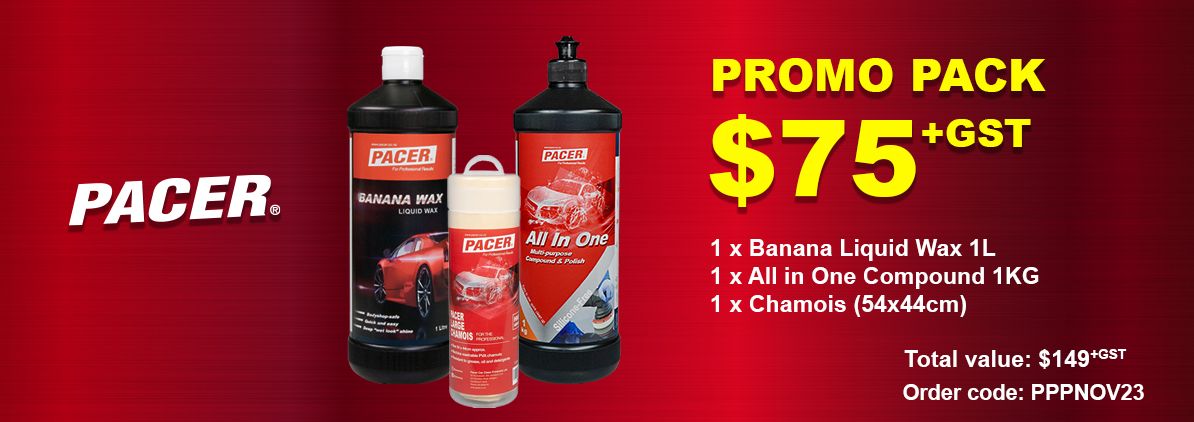 Get Pacer All in One, Pacer Banana Wax and a chamois for only $75+gst