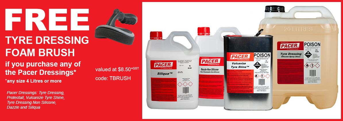 FREE Tyre Dressing Foam Brush