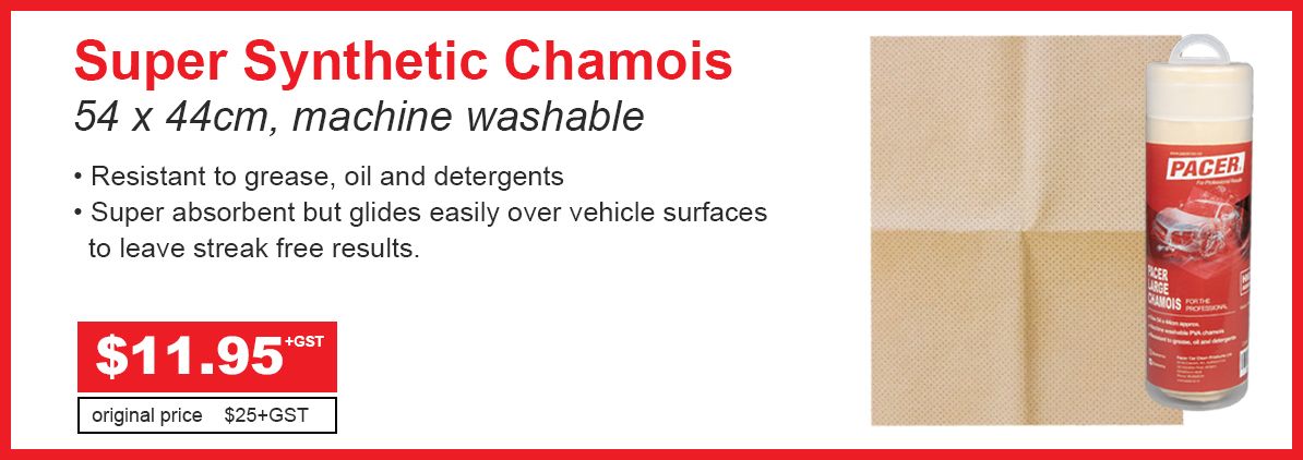 Pacer Super Synthetic Chamois