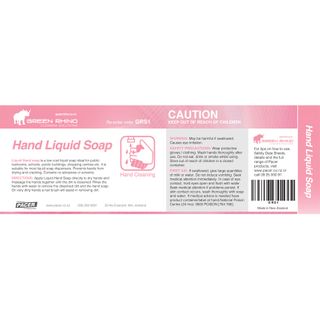 GR HALF LABEL HAND LIQUID SOAP