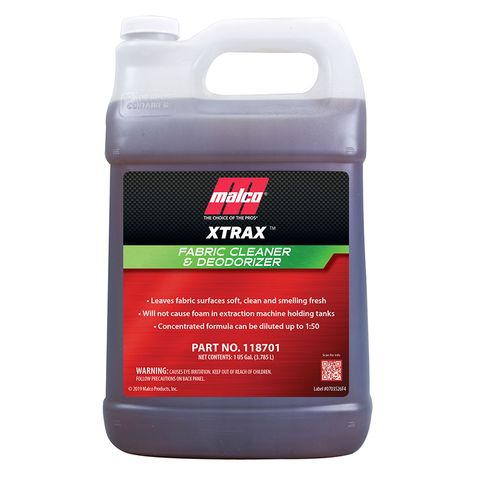 MALCO XTRAX™ FABRIC CLEANER & DEODORIZER 3.78L