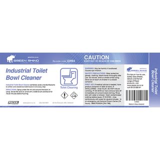 GR HALF LABEL B3 TOILET BOWL CLEANER