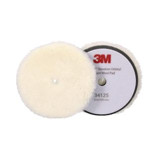 3M 150MM POLISHING WOOL WHITE PKT2