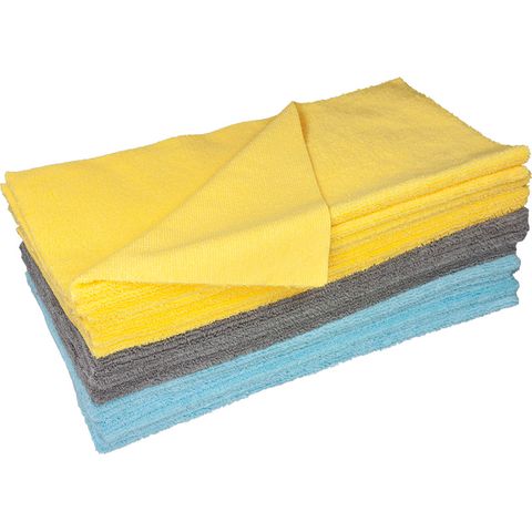 15PK MICROFIBRE TOWELS