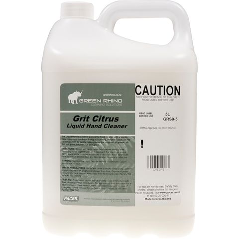 GREEN RHINO® GRIT CITRUS LIQUID HAND CLEANER