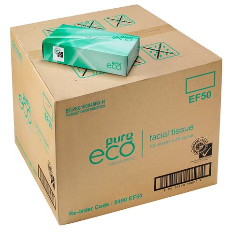 FACIAL TISSUE 2 PLY 100 SHEETS