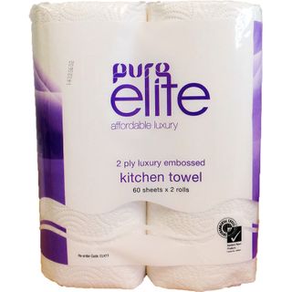 PURE KITCHEN TOWEL 2PLY 273 X 226MM