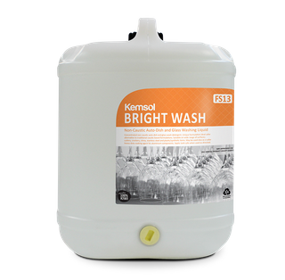 Bright Wash Non-Caustic Auto Dish & Glass Washing 20ltr