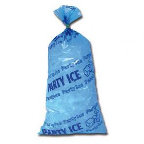 Blue Ice Bag Printed 70 Mic 250 x 500mm 1200/ctn