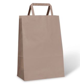 Carry Bag Flat Fold Handle 120gsm 200 x 100 x 285mm 250/ctn