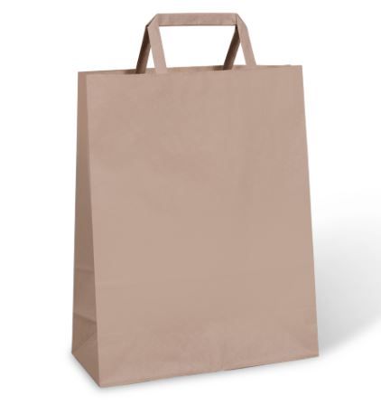 Carry Bag Flat Fold Handle 120gsm 240 x 100 x 300mm 200/ctn