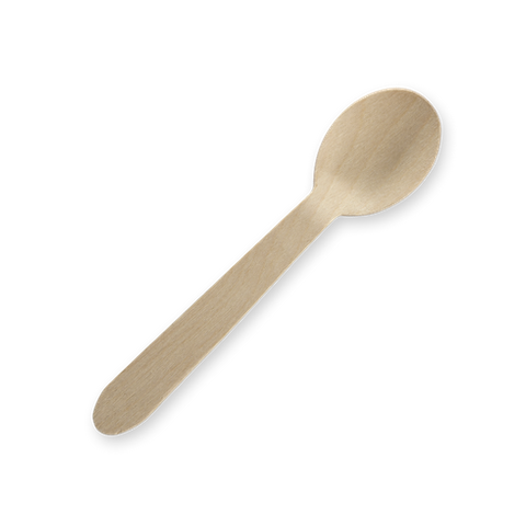 Wooden Tea Spoon 10cm (Ctn) 2000