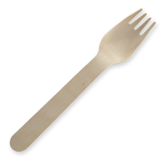Wooden Fork 100/pkt