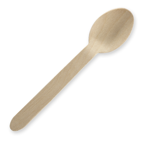 Wooden Dessert Spoon 100/pkt