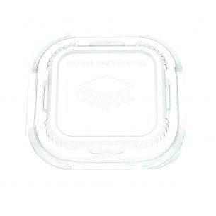 PP Lid to suit Dualpak Small Square Tray