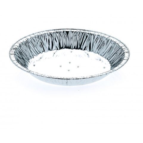 Foil Pie Dish Perforated 202 x 27mm (Ctn) 1100