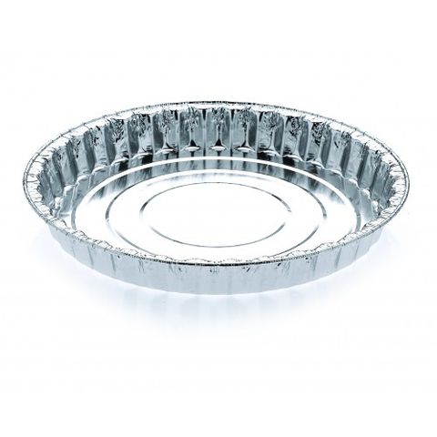 Foil Pie Round Fluted Large 216 x 26mm 500/ctn