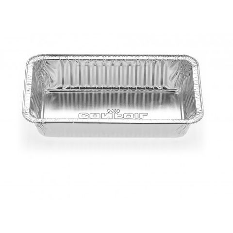 Foil Loaf Dish Shallow 188 x 110 x 38mm 1000/ctn