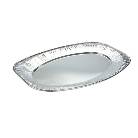 Foil Oval Platter Medium  425 x 285 x 25mm (Ctn) 20