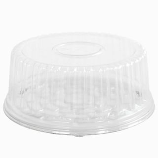 (DISCONTINUED)Cake Dome Clear 9' Base/Lid 245x95mm (Ctn) 90