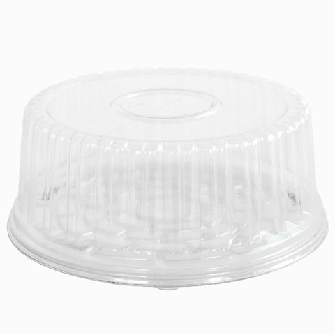 (DISCONTINUED)Cake Dome Clear 9' Base/Lid 245x95mm (Ctn) 90