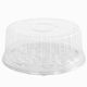 (DISCONTINUED)Cake Dome Clear 9' Base/Lid 245x95mm (Ctn) 90