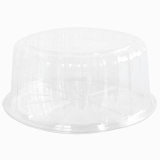 Cake Dome Base & Lid High 10" 270 x 115mm 30/ctn