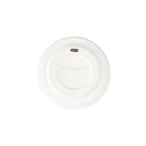 White Paper Lid to suit 8oz Hot Cups 1000/ctn