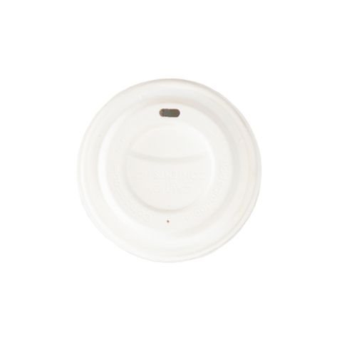 White Paper Lid to suit 12/16oz Hot Cups 1000/ctn