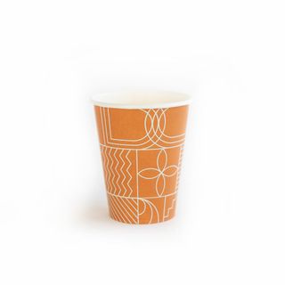 Tan Hot Cup Single Wall 285ml 8oz 1000/ctn