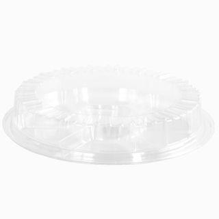 Round 7 Compartment Clamshell Platter 275 x 55mm 15/ctn