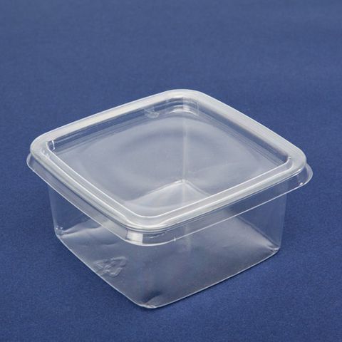 Tub Square Clear 90 x 90 x 42mm 500/ctn