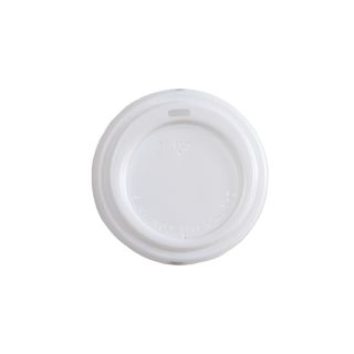 White Lid to suit 8oz Hot Cups 1000/ctn